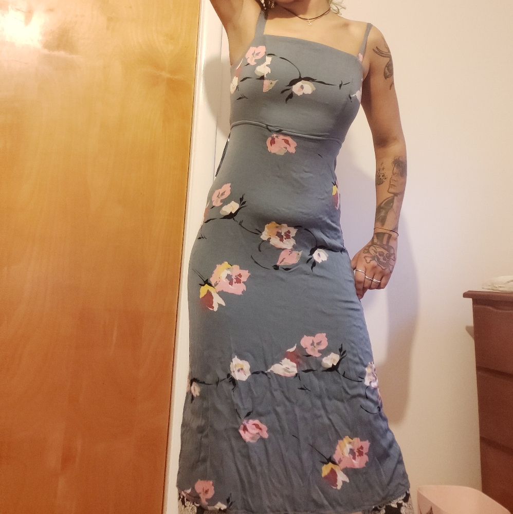 Urban Outfitters Boho Long Back Tie Boho Dress *XS
